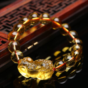Pixiu Citrine Wealth Bracelet