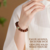 Natural Silk Wood Mindfulness Bracelet
