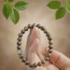 The Path Opener: Natural Agarwood & Jade Lulutong Mala Bracelet
