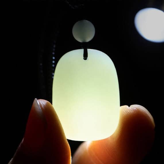 O1CN01LoItqY1cn0OYU2jQz_!!2220327283644-0-cib The Harmony Tablet: Natural Nephrite Jade Minimalist Pendant