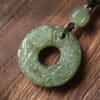 The Guardian’s Glow: Nephrite Jade PiXiu Harmony Pendant