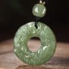 The Guardian’s Glow: Nephrite Jade PiXiu Harmony Pendant