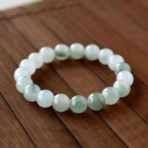 The Serenity String: Golden Thread White Jade Bracelet