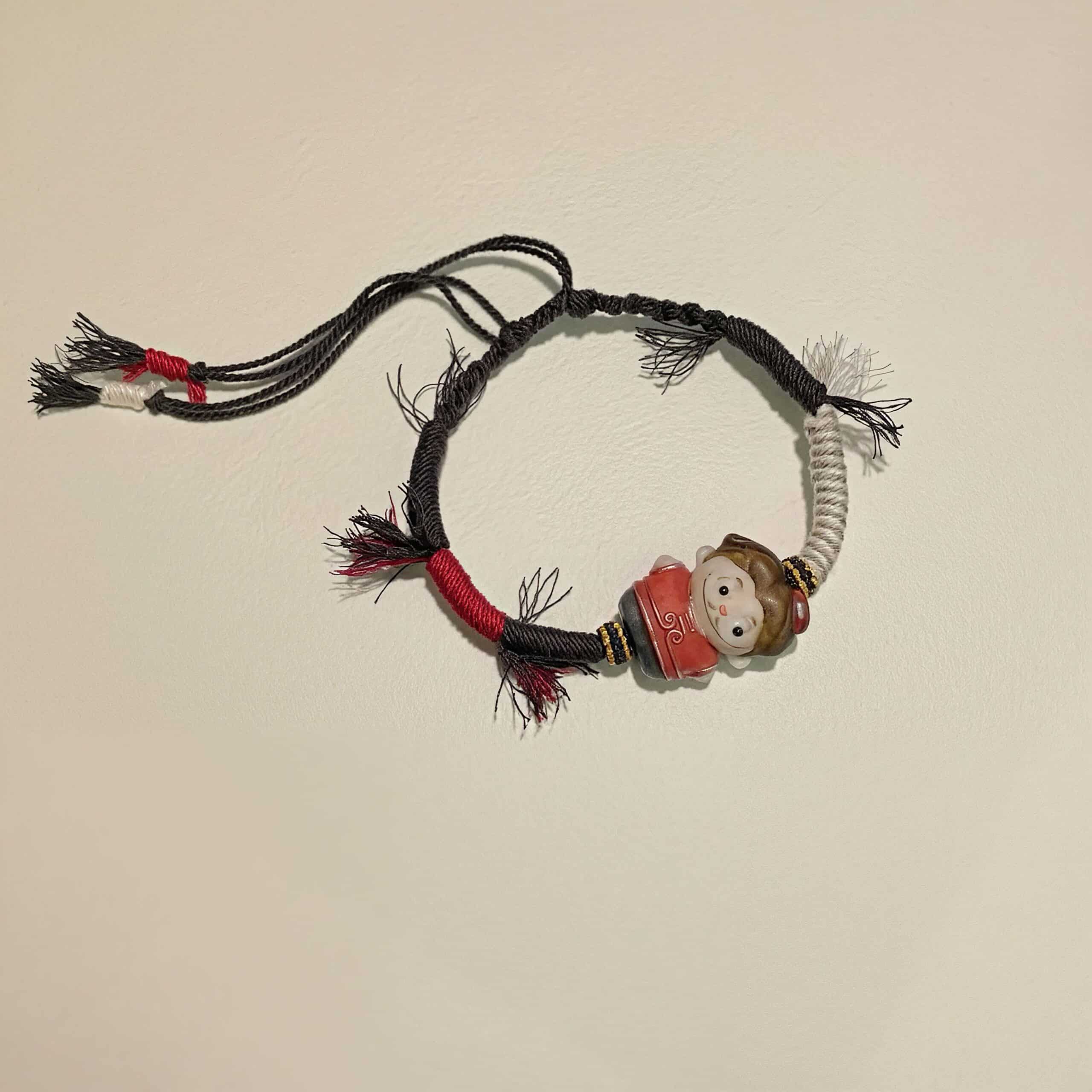 Energy Space Handwoven Lucky Charm Bracelet - Ivory Nut Landlord