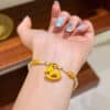 Yellow Enamel Rocking Horse & Swarovski Pearl Necklace