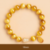 sku3-10mm The Fortune Gourd: Golden Tiger's Eye & Hetian Jade Luck Bracelet