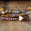 主图-2 Heartwarming Amulet: Natural Red Jadeite Wrapped Bracelet