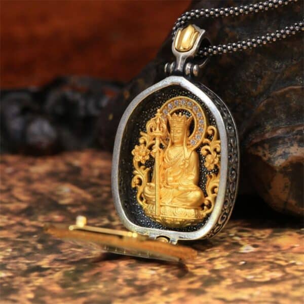 主图-3 Zen Collection: Ksitigarbha Bodhisattva Tibetan Gau Box Pendant