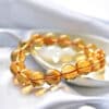 Natural Citrine Single Strand Bracelet