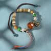 主图-3 The Grounding Guardian: Natural Sheep Horn Handstrung Bracelet