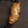 Hand-Carved Tibetan Bone PiXiu Adjustable Bracelet