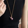 主图-3 Purple Fortune Gourd: Handcrafted Protective Pendant