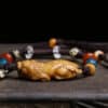 Hand-Carved Tibetan Bone PiXiu Adjustable Bracelet