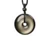 The Peace Keeper: Natural Golden Sheen Obsidian Lucky Pendant
