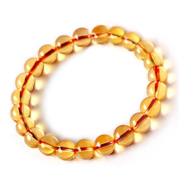 Natural Citrine Single Strand Bracelet