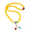 Natural Yellow Agate Double-Wrap Bracelet