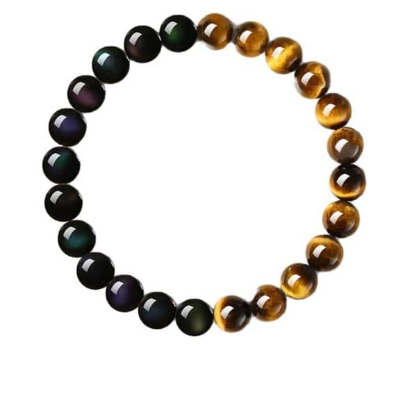主图-5 Rainbow Obsidian & Tiger's Eye Energy Bracelet