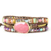 主图-5 Heartwarming Amulet: Natural Red Jadeite Wrapped Bracelet