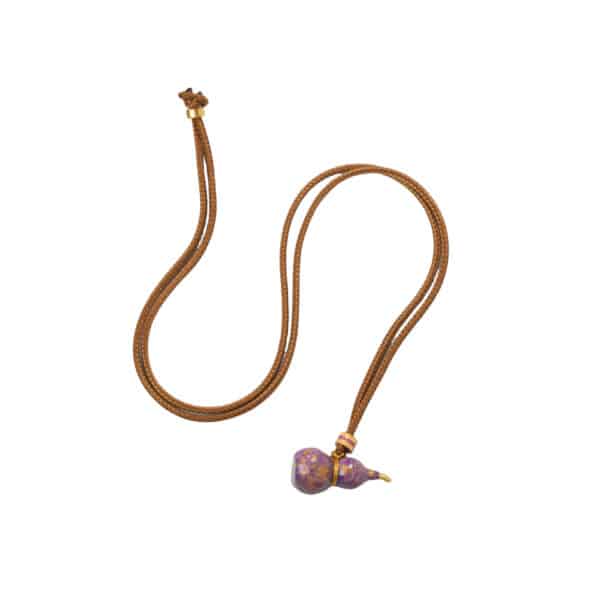 主图-5 Purple Fortune Gourd: Handcrafted Protective Pendant