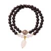 主图-6 Stylish Bracelet: Sandalwood and White Agate Bracelet