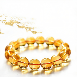 Natural Citrine Single Strand Bracelet
