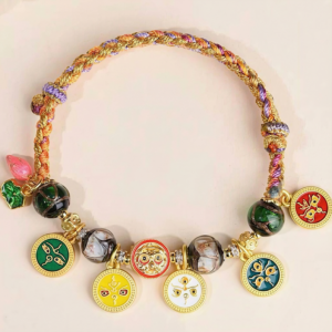 Five Fortune Guardians Handwoven Lucky Bracelet