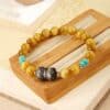 主图4 The Courage Spark: Natural Golden Tiger's Eye Beaded Bracelet