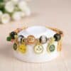 Five Fortune Guardians Handwoven Lucky Bracelet