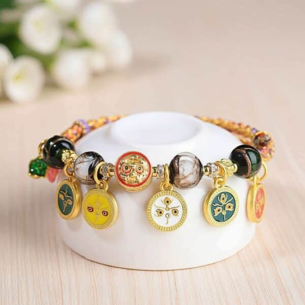 Five Fortune Guardians Handwoven Lucky Bracelet
