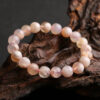 The Blossom of Dreams: Natural Sakura Agate Bracelet