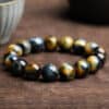 The Power Balance: Natural Golden & Blue Tiger’s Eye Bracelet