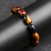 The Full Spectrum Power: Natural Multi-Color Tiger’s Eye Bracelet