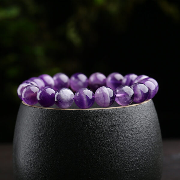 主图_01 The Calm Observer: Natural Amethyst Stress-Relief Bracelet
