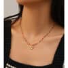 主图_02 Rainbow Butterfly Choker Necklace