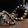 The Power Balance: Natural Golden & Blue Tiger’s Eye Bracelet