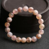 The Blossom of Dreams: Natural Sakura Agate Bracelet