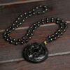 The Obsidian Shield: Double PiXiu Harmony Pendant