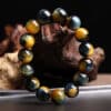 The Power Balance: Natural Golden & Blue Tiger’s Eye Bracelet