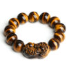 The Executive’s Guardian: Tiger's Eye PiXiu Focus Bracelet