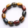 The Full Spectrum Power: Natural Multi-Color Tiger’s Eye Bracelet
