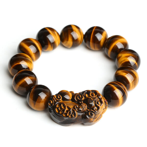The Executive’s Guardian: Tiger's Eye PiXiu Focus Bracelet