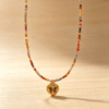 制作电商主图 Rainbow Butterfly Choker Necklace