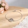 The Growth Talisman: 925 Sterling Silver Tree of Life Bracelet