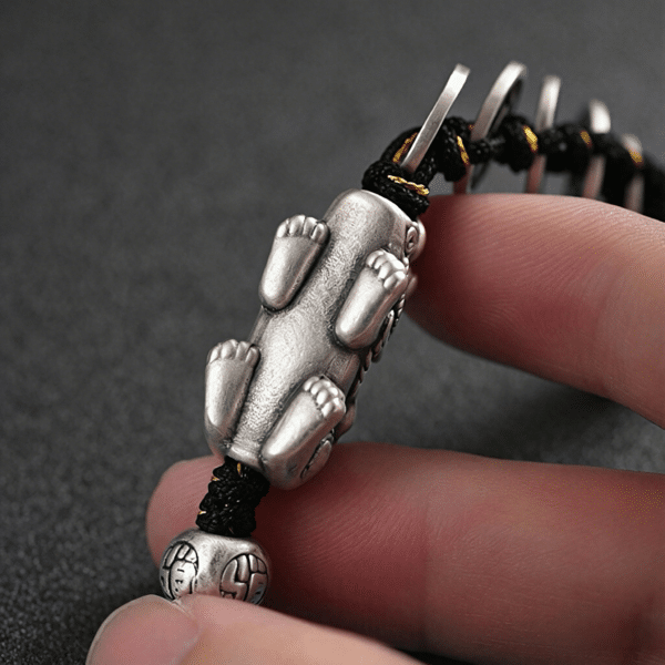 babcfced8a06e8f707e08ec51781460c Fortune Guardian Silver Pixiu Copper Coin Bracelet