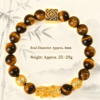 The Prosperity Amplifier: Natural Yellow (Golden) Tiger's Eye & PiXiu Fortune Bracelet