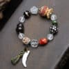The Wild Soul Talisman: Multi-Treasure Tibetan Style Beaded Bracelet