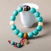 The Calm Wanderer: Turquoise Magnesite Vajra Bracelet