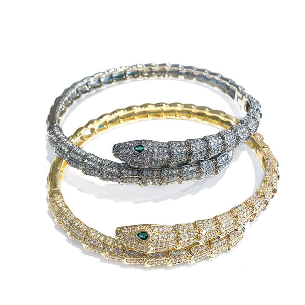主图-2 The Serpent Aura: Vintage Serpent Bangle