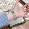 Aquamarine & Clear Quartz Calm Flow Bracelet