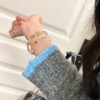 主图-3 Natural Rainbow Mixed Crystal Double Layer Bracelet